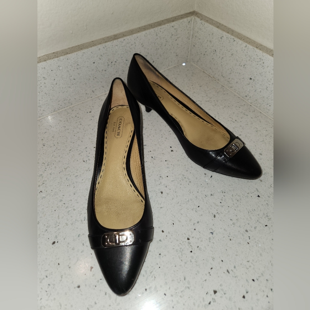 Coach Kitten Heel